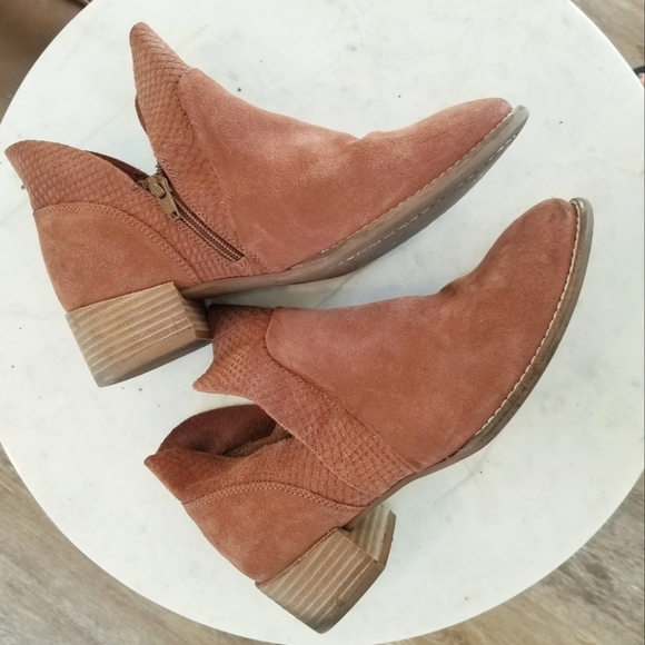 Seychelles Score Cognac Leather Boots Booties Boho Coastal Cowgirl Western - Picture 4 of 15